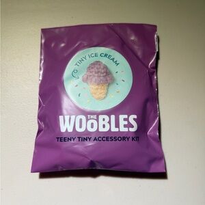 Woobles Tiny Ice Cream accessory kit